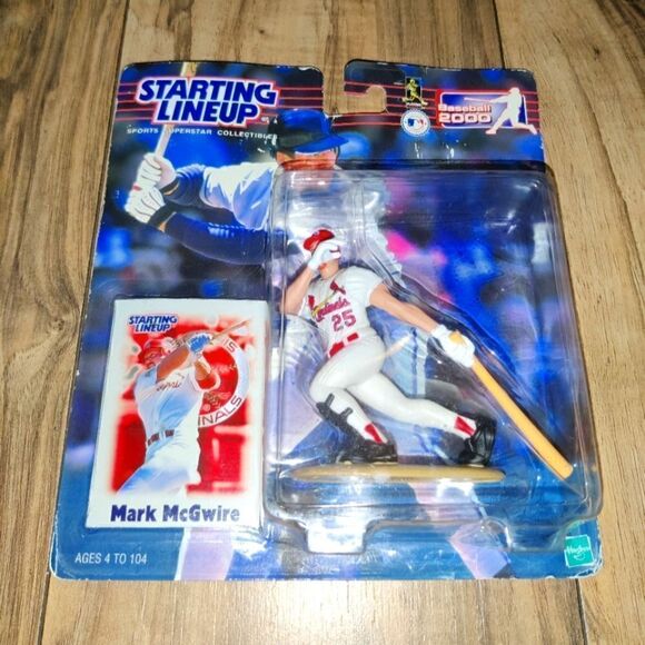 Starting Lineup 2000 MARK MCGWIRE Baseball Figure & Card St. Louis Cardinals - Picture 1 of 9